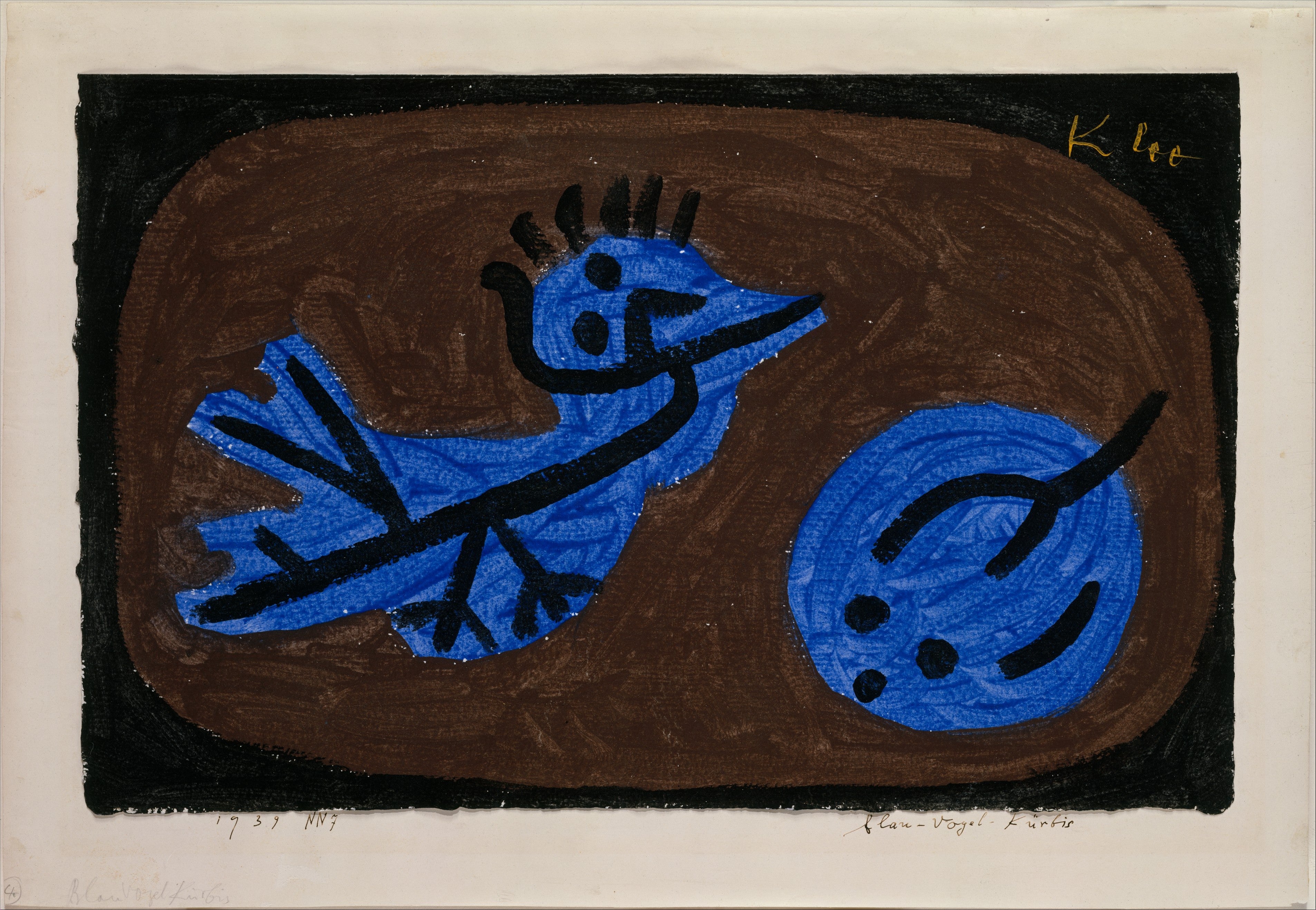Mavi-kuş-balkabağı - Paul Klee