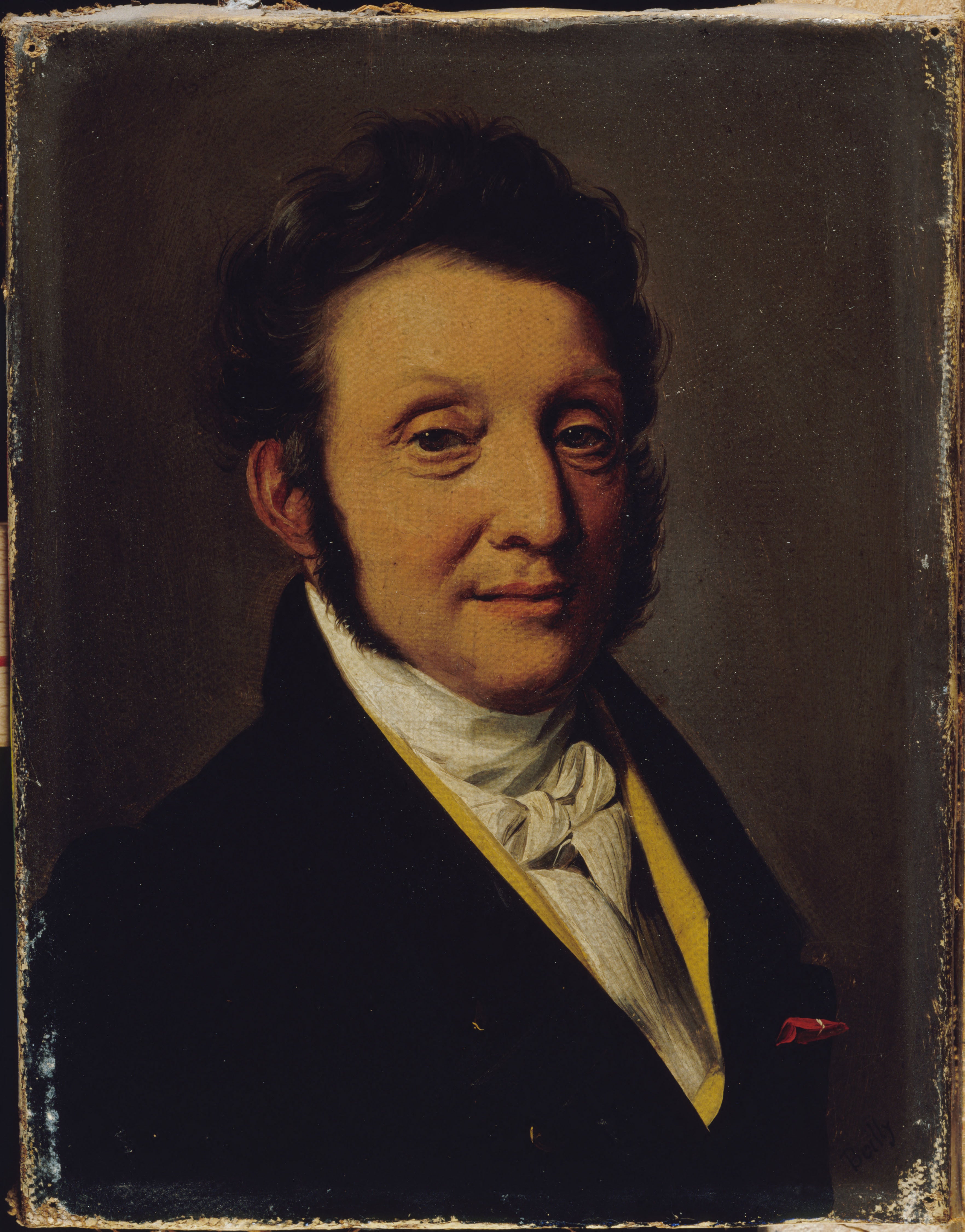 Portrait dit du colonel Gustave Pourlin - Louis-Léopold Boilly