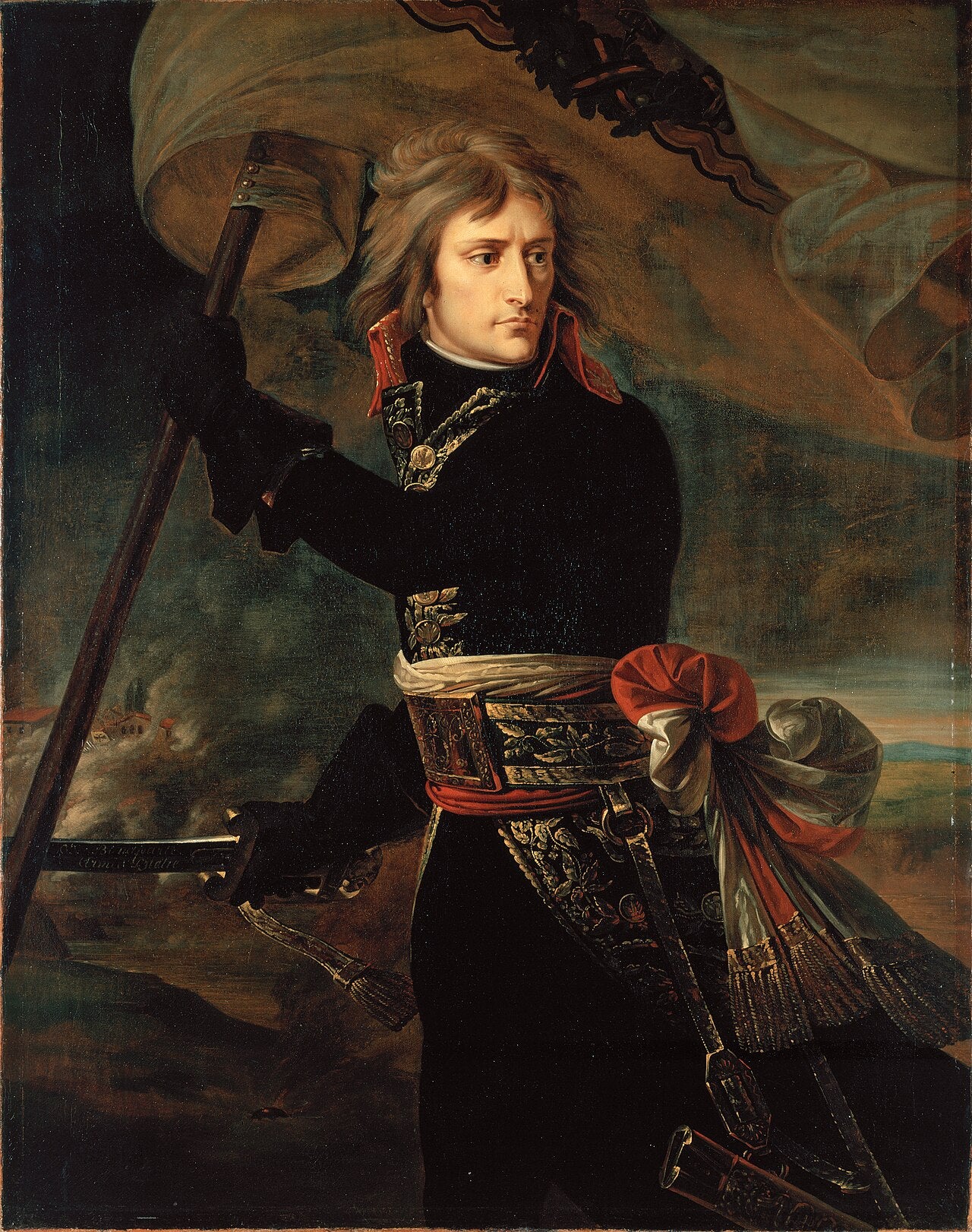 Bonaparte Arcole Köprüsü'nde - Jean-Antoine Gros