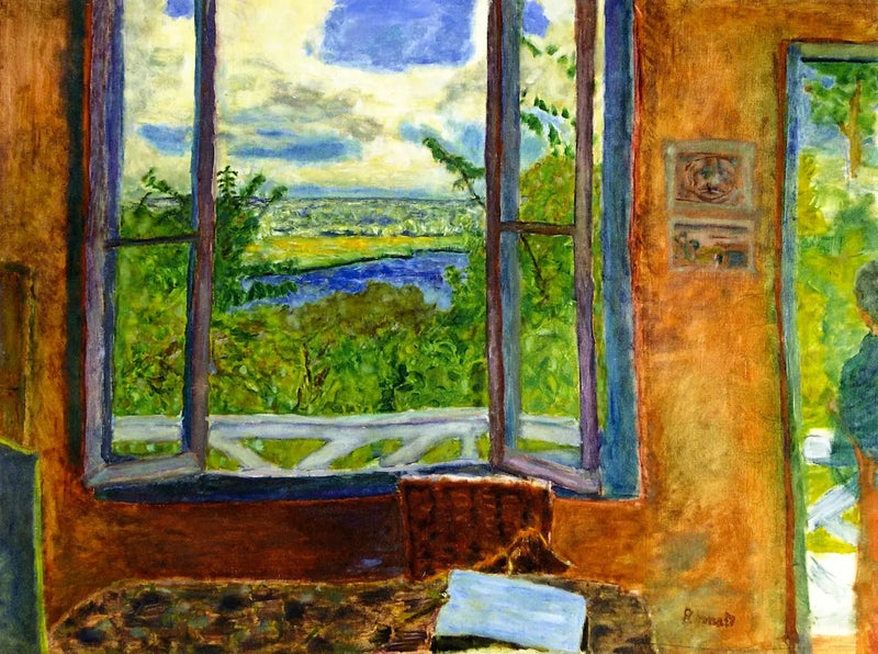 Seine Nehri'ne Açılan Pencere - Pierre Bonnard