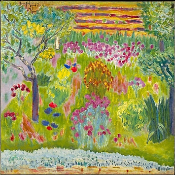 Reproduction du tableau « JArdin - Pierre Bonnard » par Alpha Reproduction en peinture à l’huile