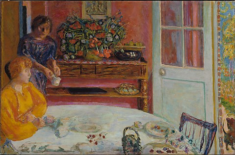 Reproduction du tableau « La Salle à manger, Vernonnet - Pierre Bonnard » par Alpha Reproduction en peinture à l’huile