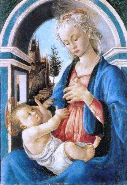 Çocuklu Meryem - Sandro Botticelli