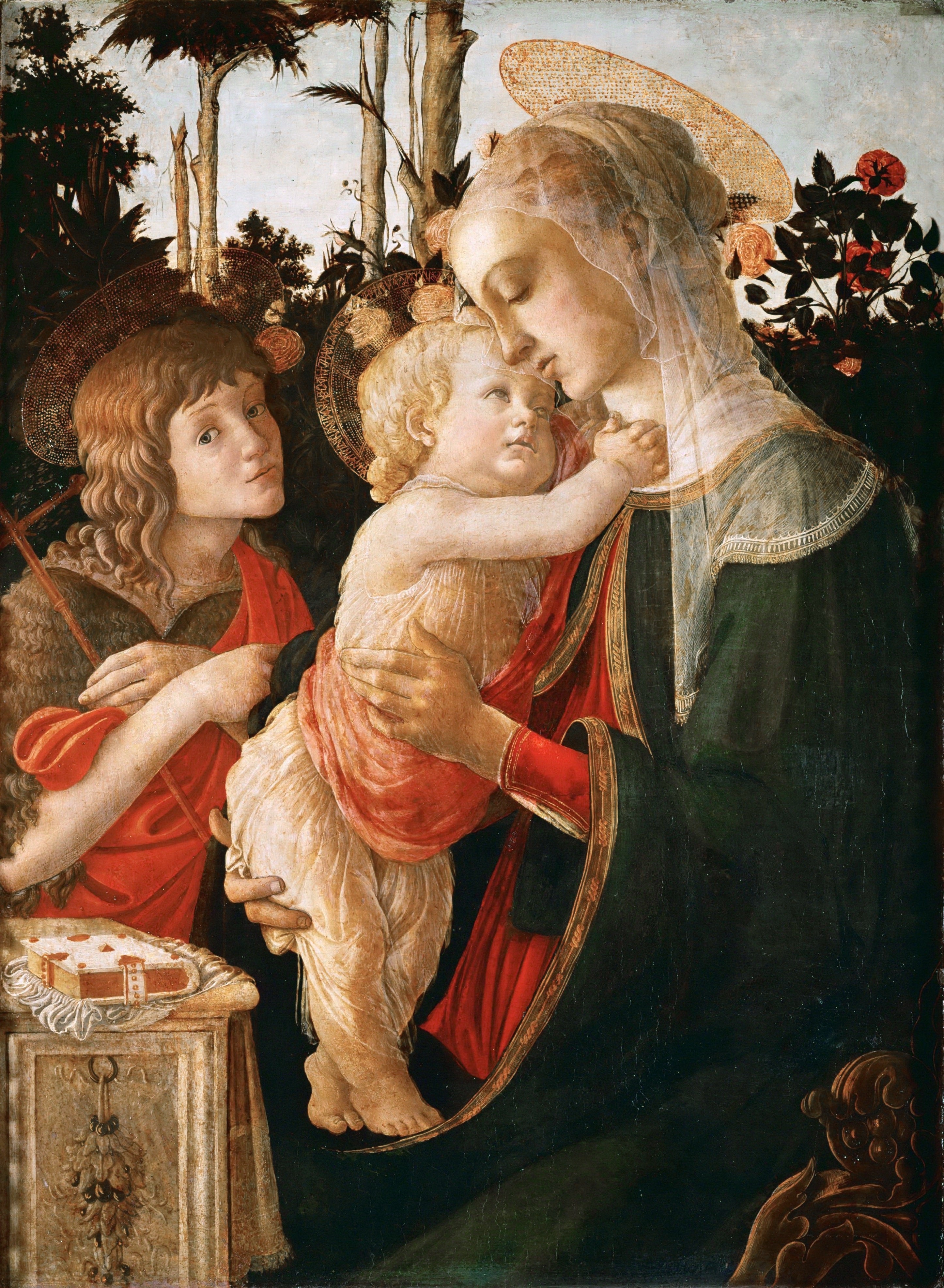 Meryem ve Çocuk ile Genç Aziz Yuhanna - Sandro Botticelli