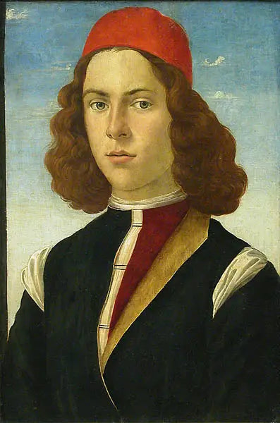 Genç Adam Portresi - Sandro Botticelli