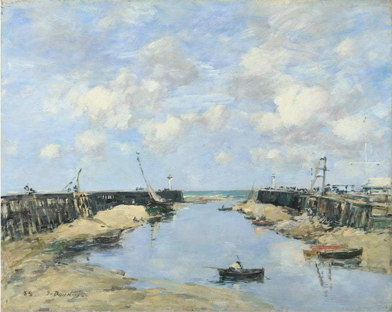 Trouville Limanı Girişi - Eugène Boudin