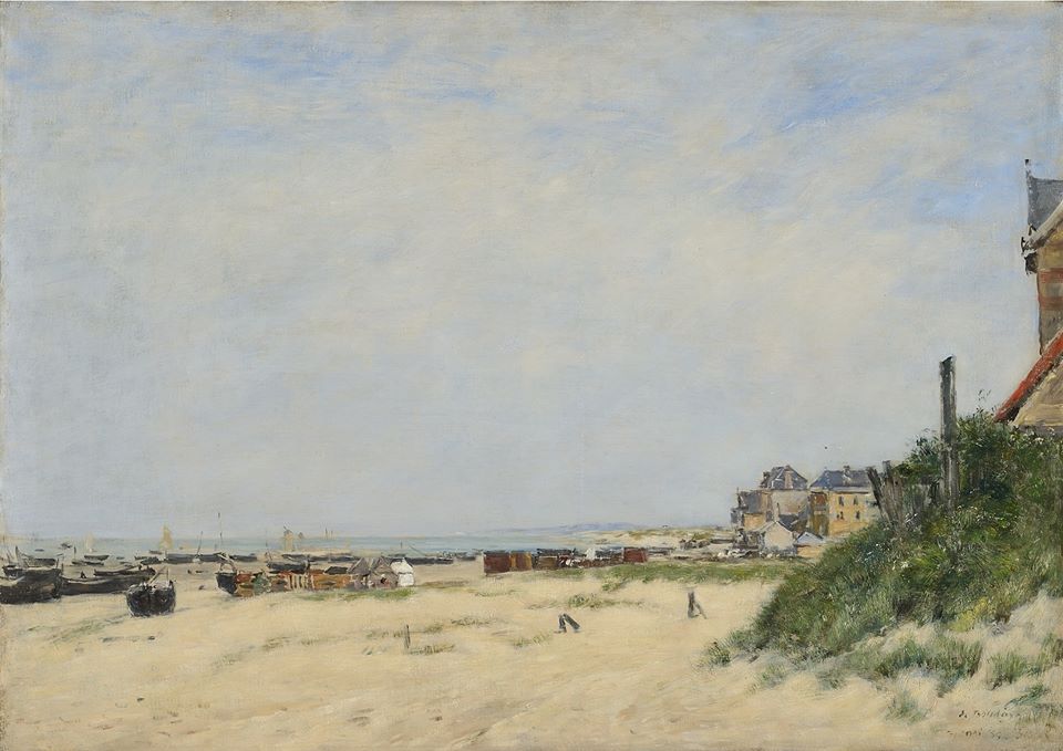 Reproduction du tableau « Berck, le rivage - Eugène Boudin » par Alpha Reproduction en peinture à l’huile