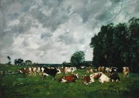 Fervaques'te Meralar - Eugène Boudin