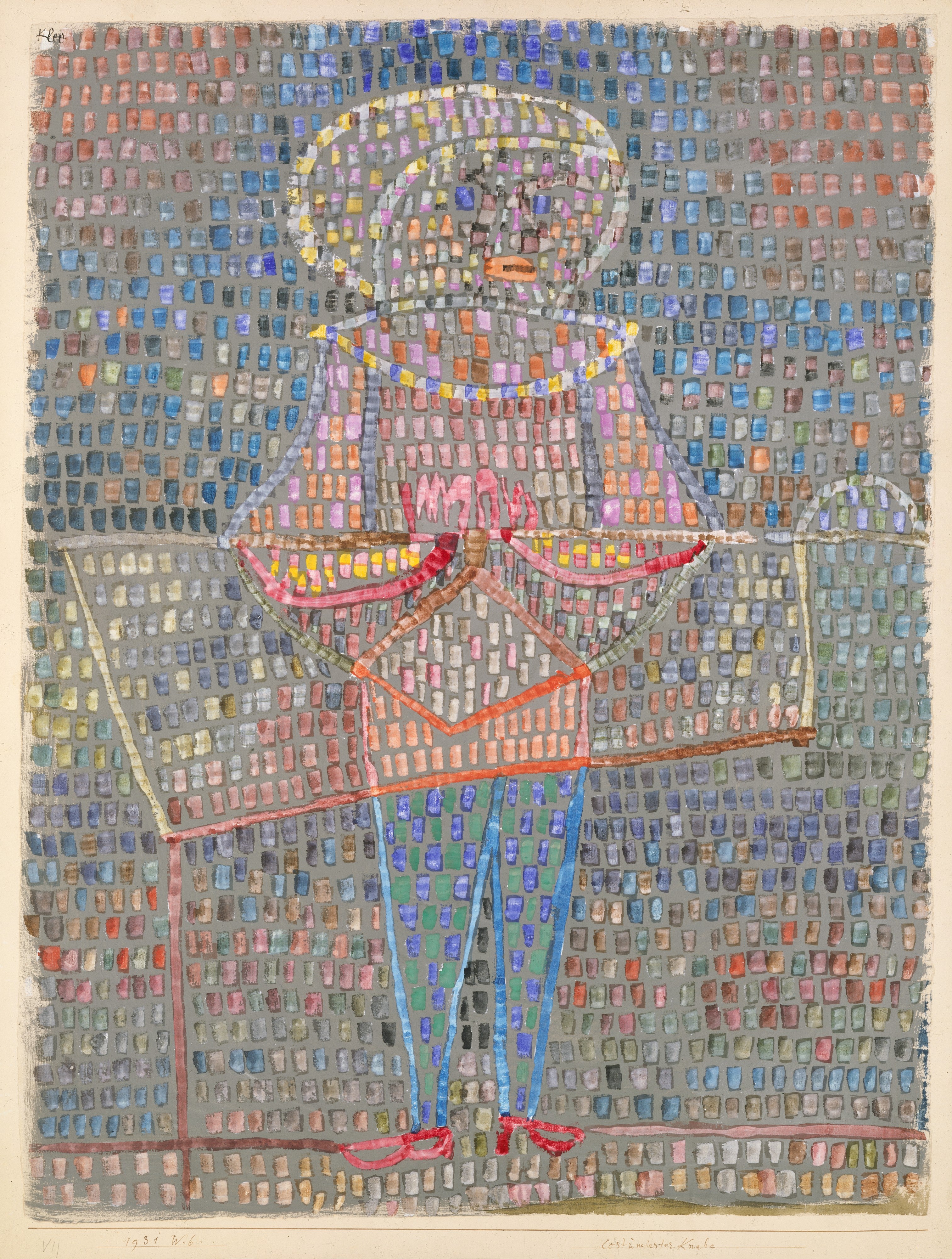 Kostümlü Çocuk - Paul Klee