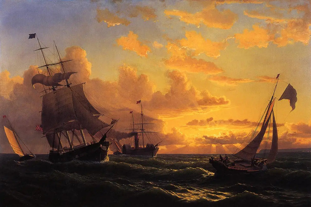 Brise fraîche de Sandy Hook - William Bradford - Alpha Reproduction