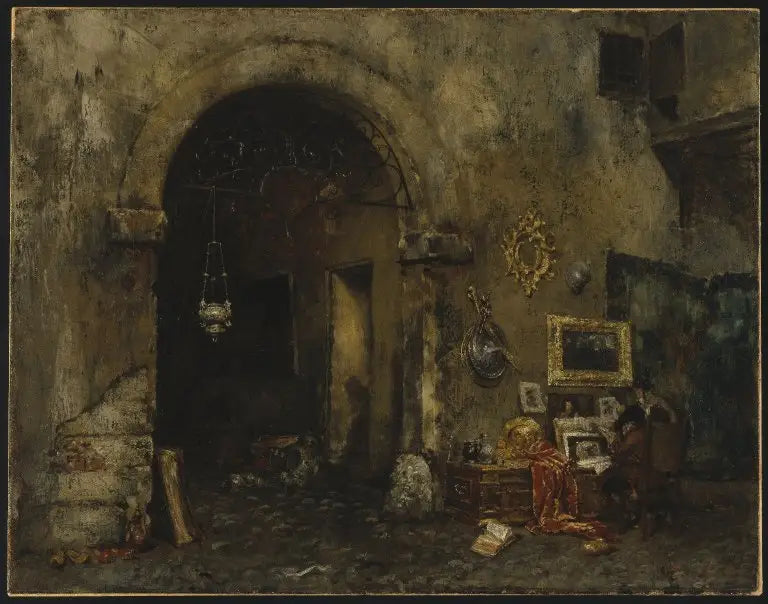 Antikacı Dükkanı - William Merritt Chase