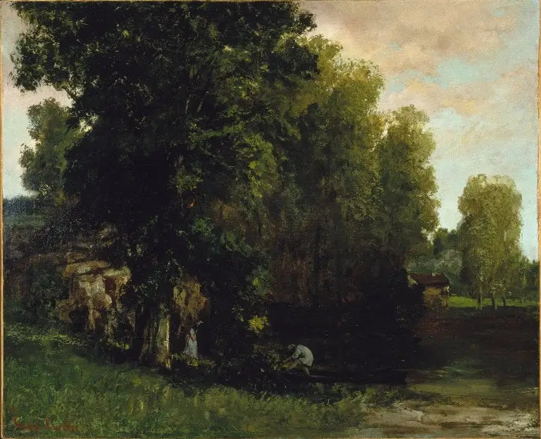 Gölet Kenarında - Gustave Courbet