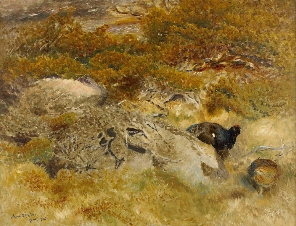 Paysage avec tétras - Bruno Liljefors