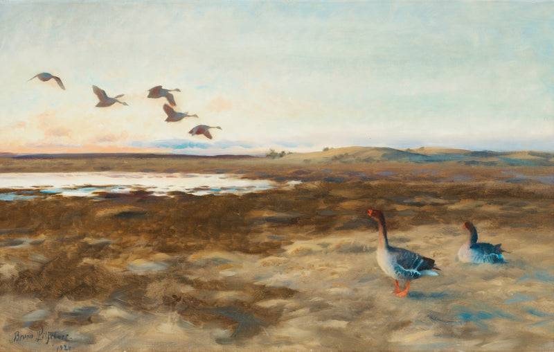 Oies des haricots - Bruno Liljefors