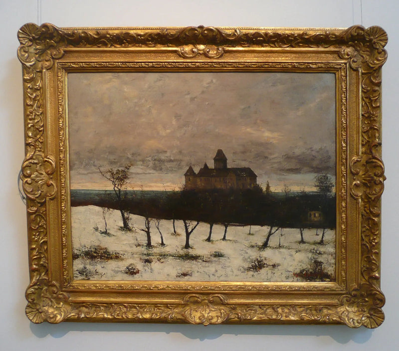 Blonay Kalesi - Gustave Courbet