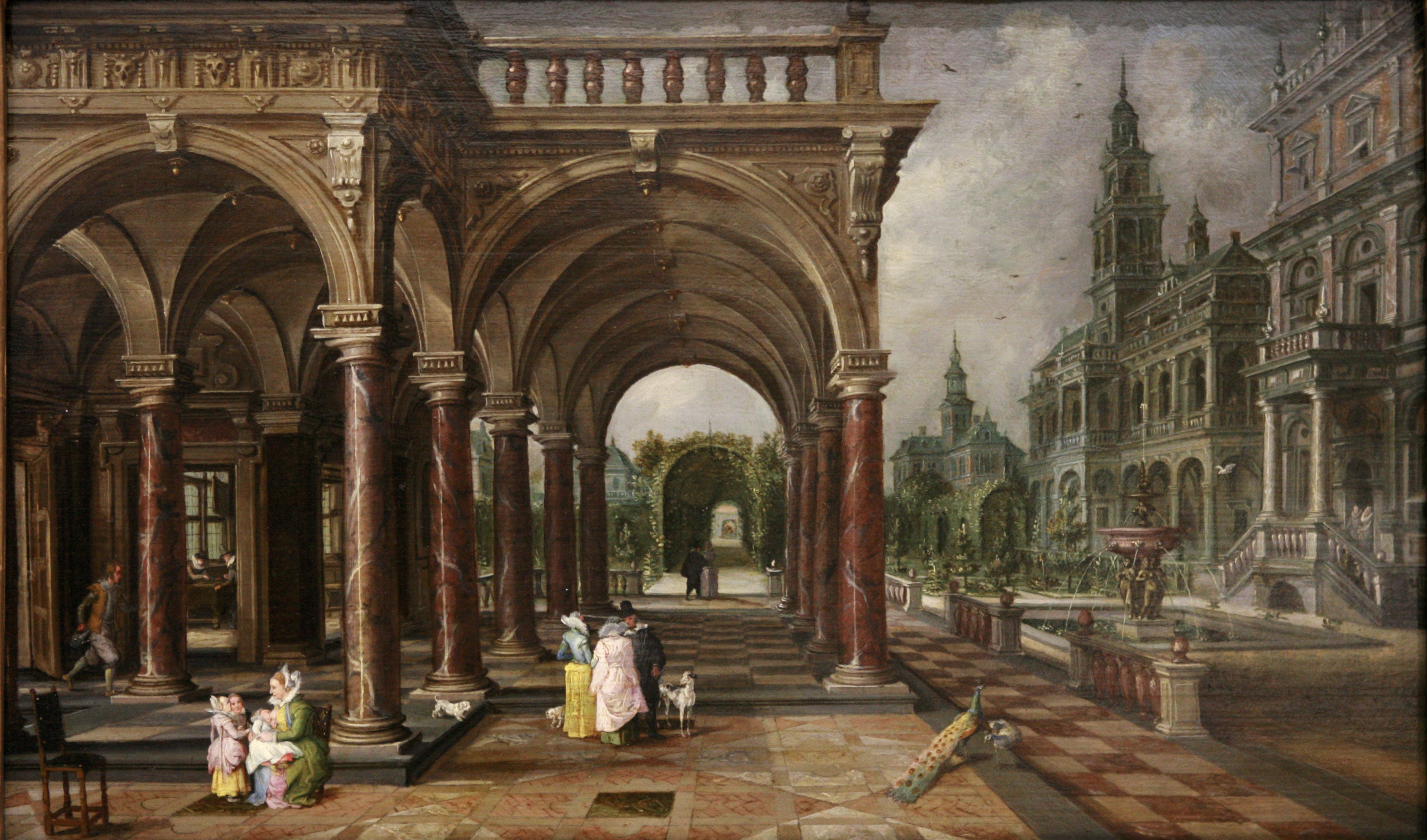 Architectures et jardins - Jan Brueghel l'Ancien