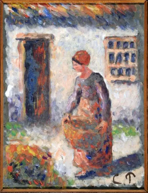 Tarzında Köylü - Camille Pissarro