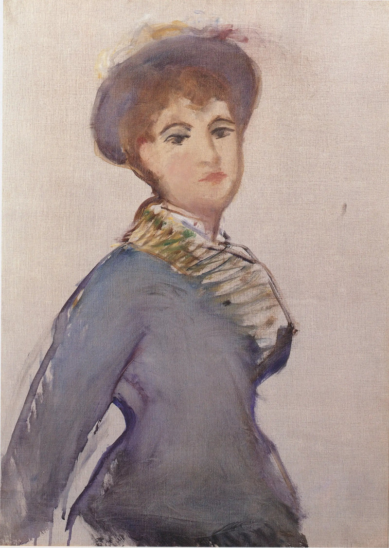 Yarım vücut genç kadın - Édouard Manet