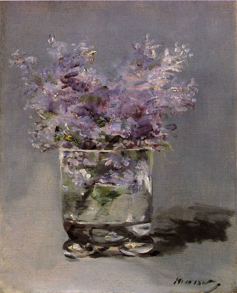 Lilas Bir Bardakta - Édouard Manet