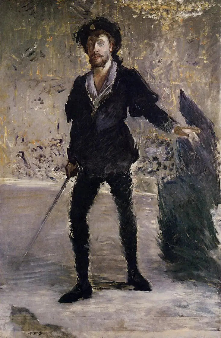 Faure'un Hamlet'deki Tam Boy Portresi - Édouard Manet