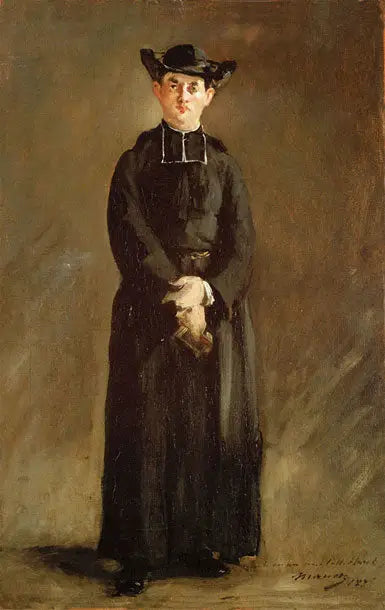 Hurel Rahibi Portresi - Édouard Manet