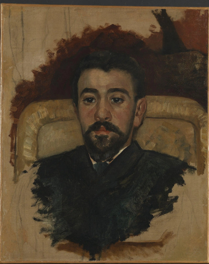 İtalyan ressam Giuseppe De Nittis'in Portresi - Édouard Manet