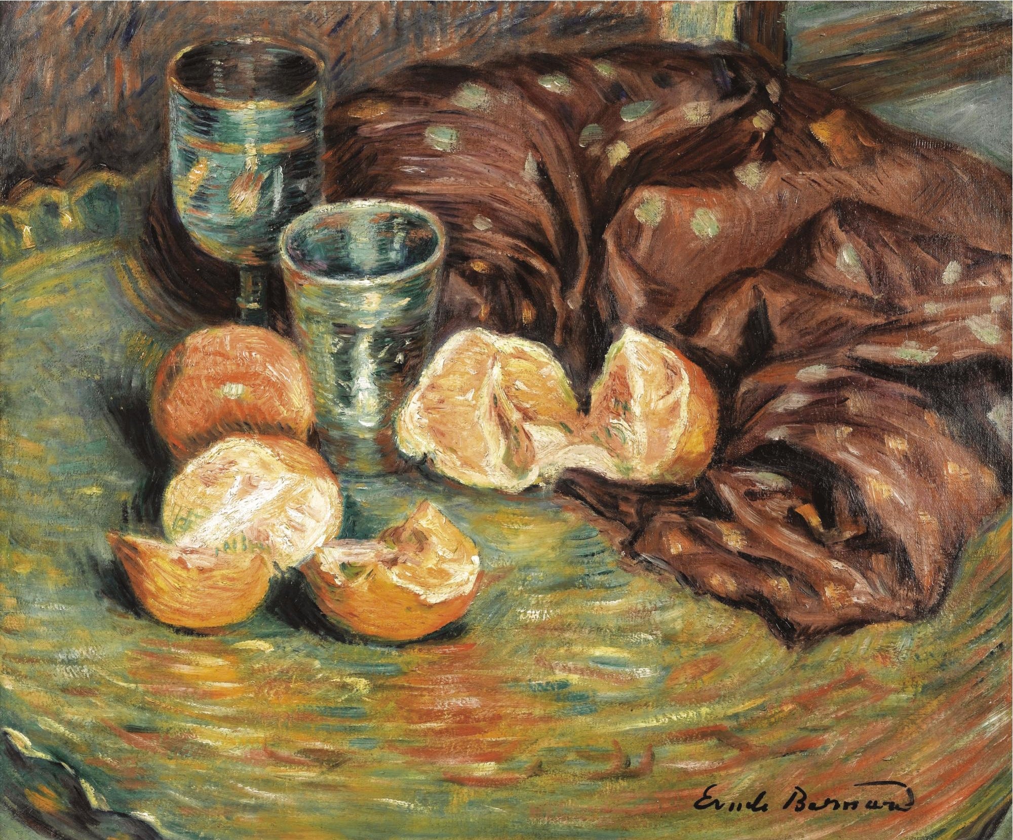 Nature morte aux oranges - Émile Bernard