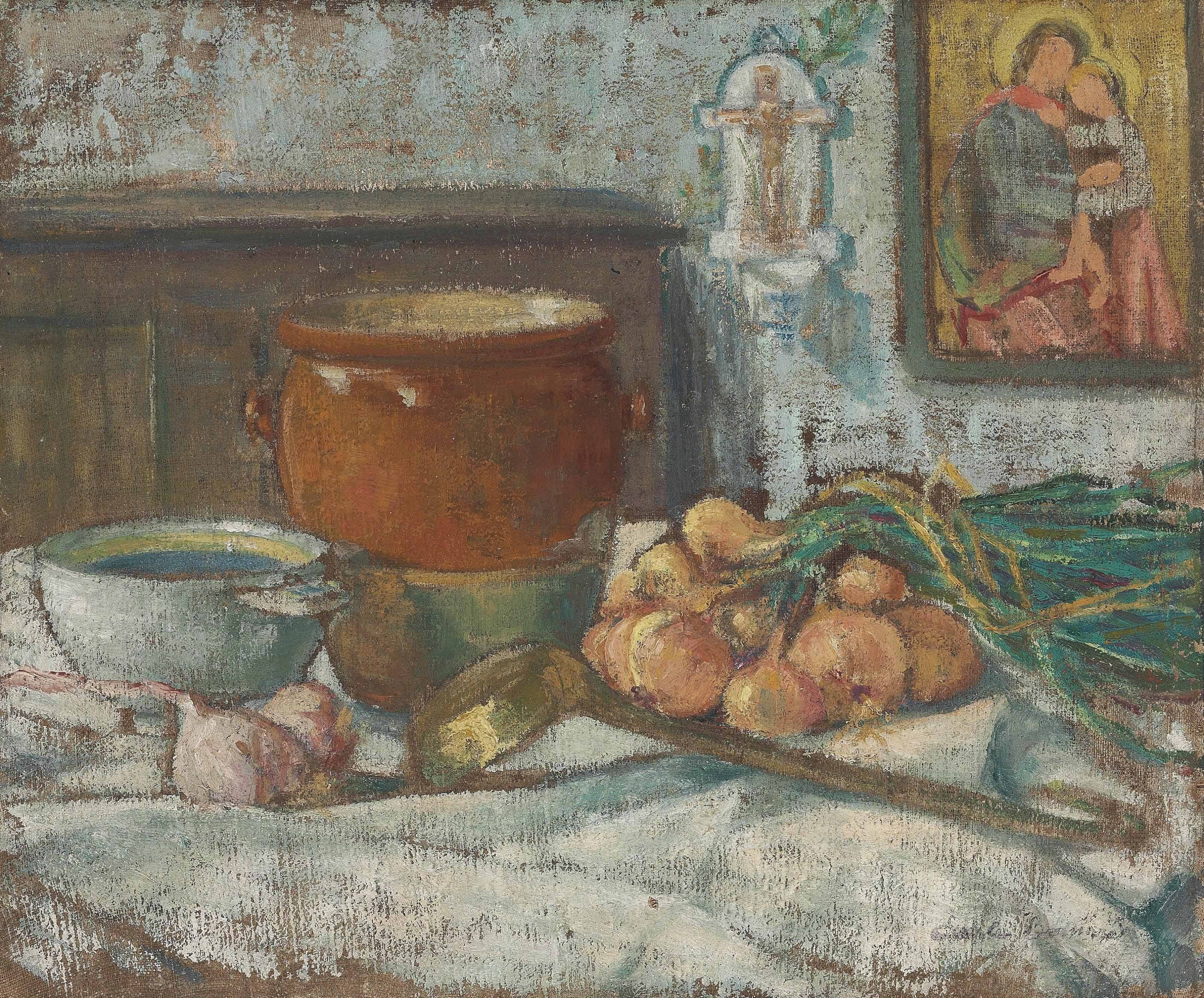Nature morte aux oignons - Émile Bernard