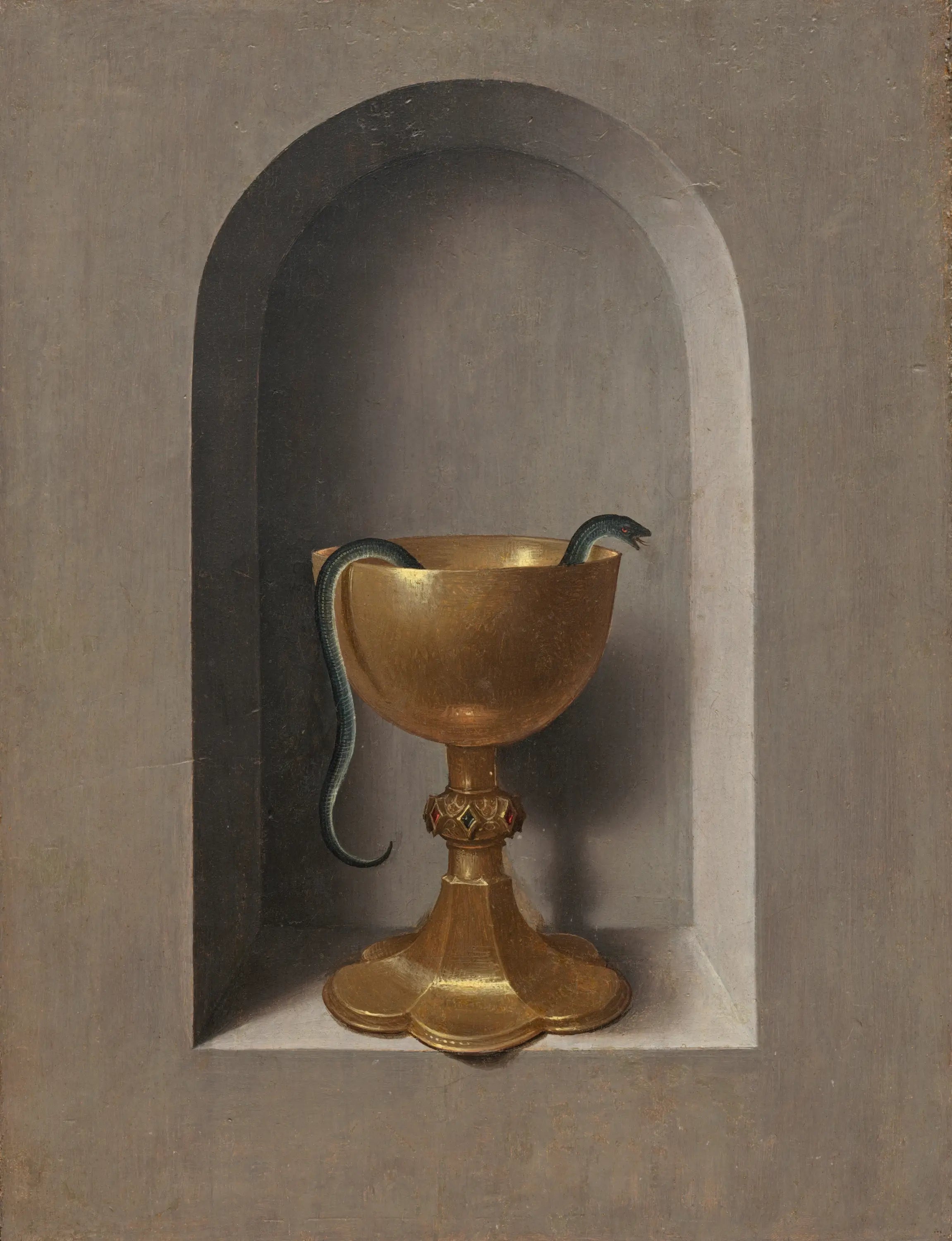 Calice de saint Jean l’Évangéliste [revers] - Hans Memling - Alpha Reproduction