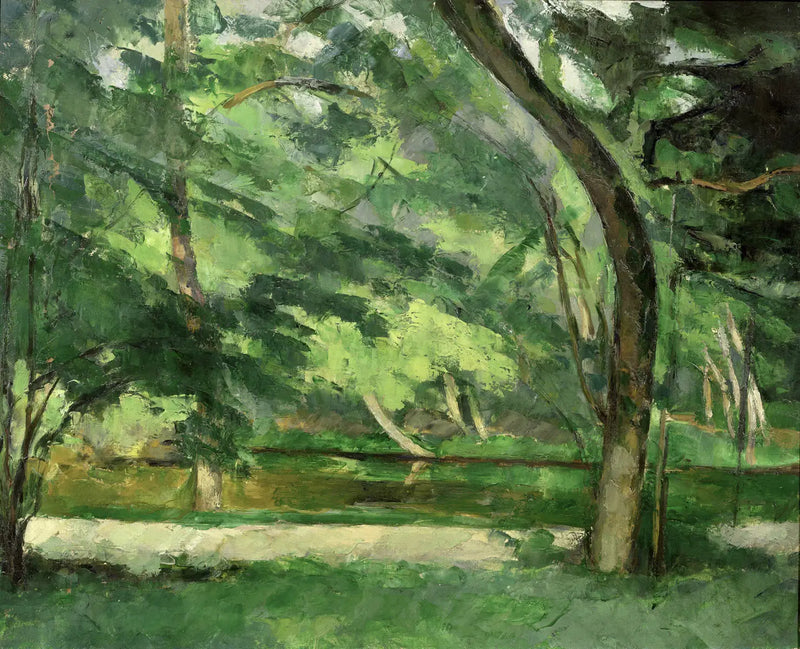 Osny'deki Kız Kardeşlerin Göleti, Pontoise yakınlarında - Paul Cézanne