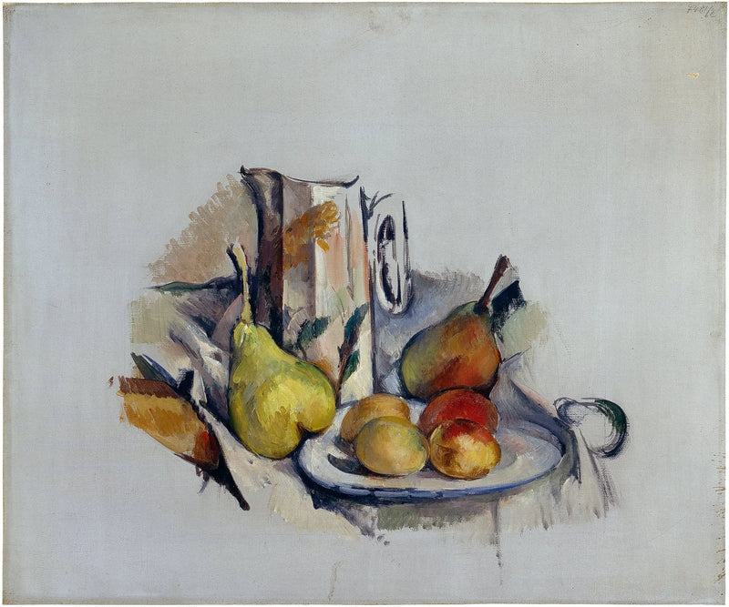 Çömlekli Natürmort - Paul Cézanne