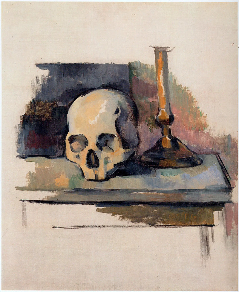 Kafatası ve Avize - Paul Cézanne