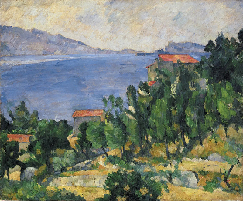 Doğudan Görünüşüyle Estaque Koyu - Paul Cézanne