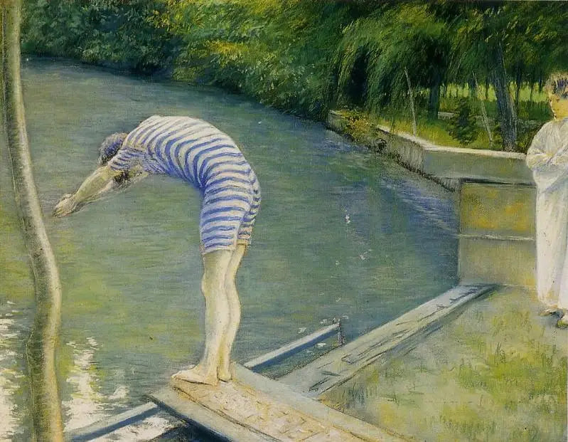 Yüzücü - Gustave Caillebotte