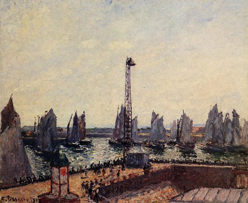 Doğu Kıran, regattan dönüş, Le Havre - Camille Pissarro