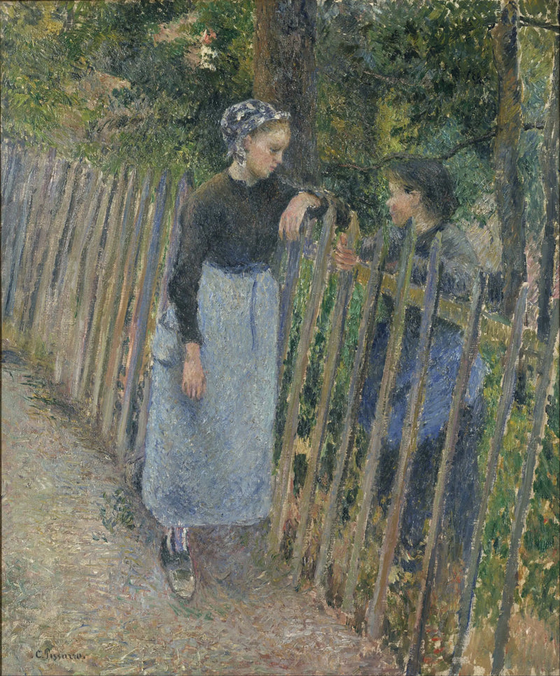 Sohbet - Camille Pissarro