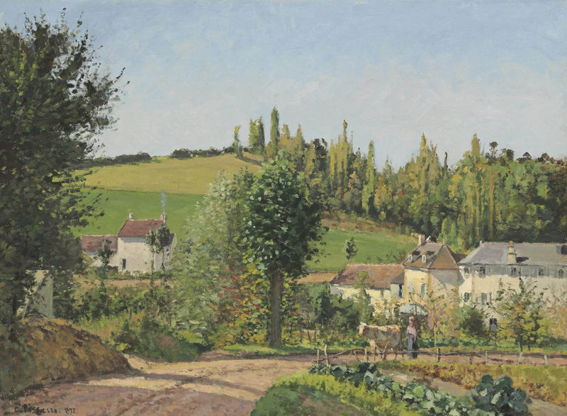 Pontoise Çevresindeki Köy - Camille Pissarro