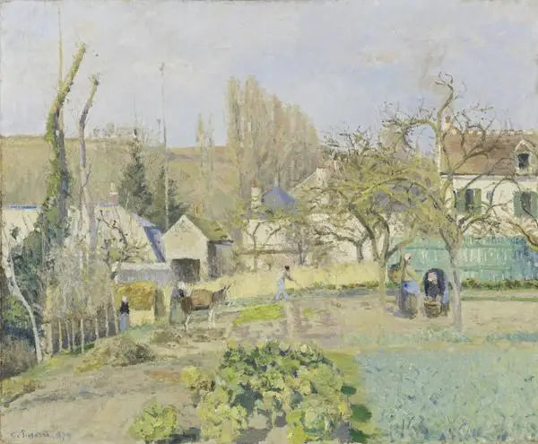 L'Hermitage Bahçeleri, Pontoise - Camille Pissarro