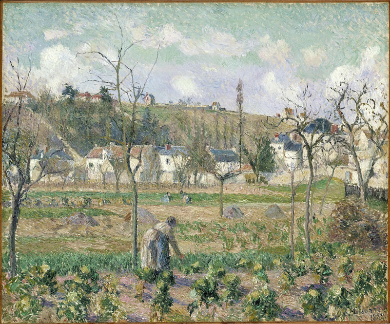 Maubuisson Bahçesi, Pontoise, Anne Bellette - Camille Pissarro