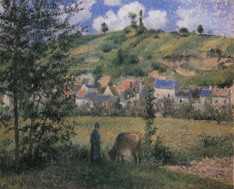Chaponval Manzarası - Camille Pissarro