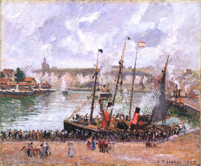 Dieppe Limanı - Camille Pissarro