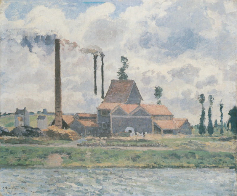 Saint-Ouen-l'Aumône Fabrikası - Camille Pissarro
