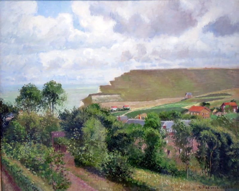 Berneval Manzarası - Camille Pissarro