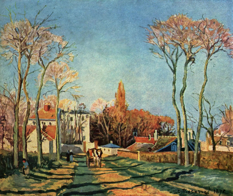 Voisins Köyü Girişi - Camille Pissarro