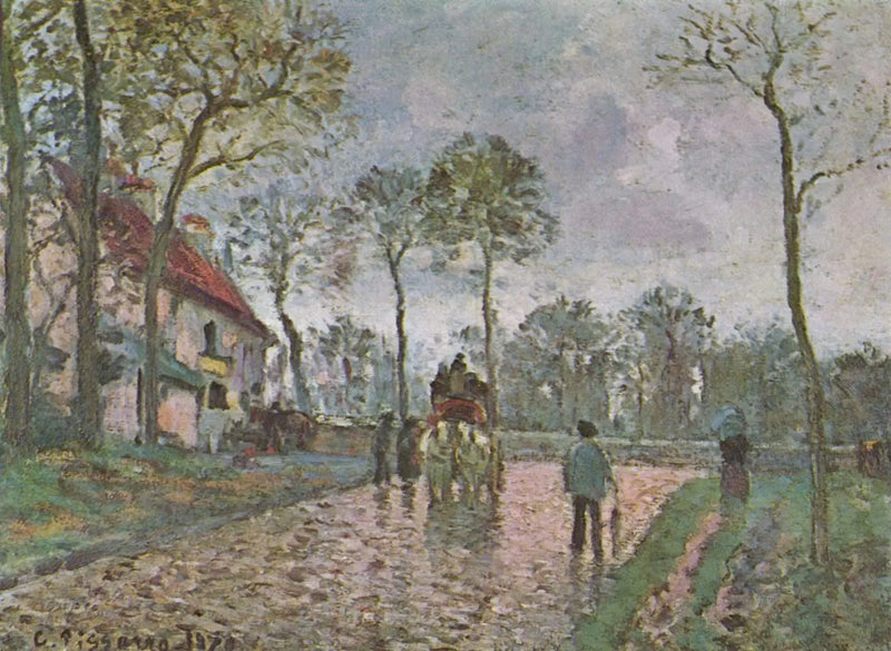 Louveciennes'de Çalışkanlık - Camille Pissarro