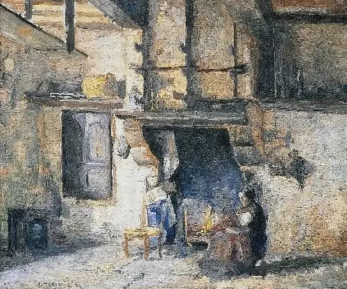 Piette Evi'nin Mutfağı, Montfoucault - Camille Pissarro