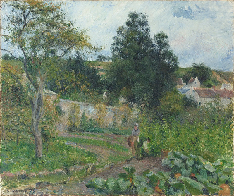 Ermitaj Bahçesi, Pontoise - Camille Pissarro