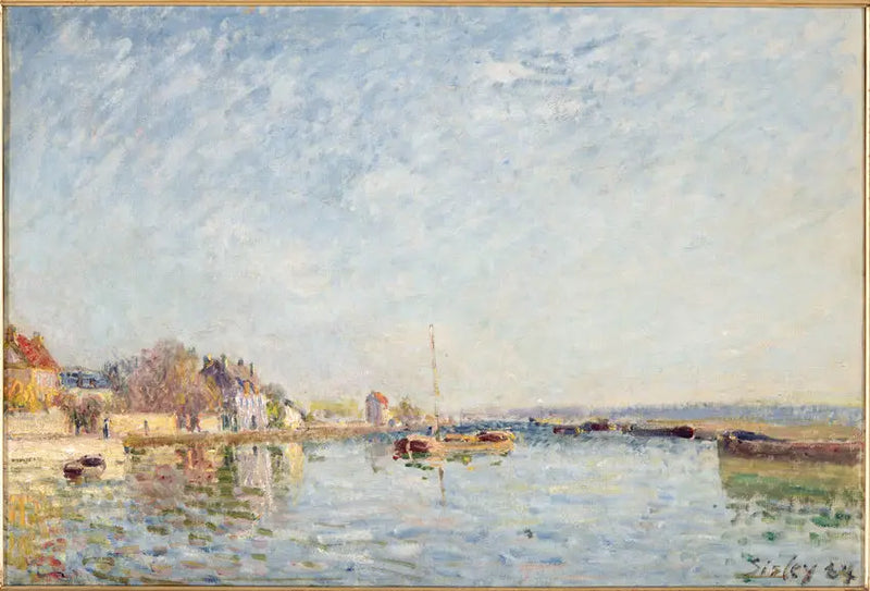 Loing Kanalı - Alfred Sisley