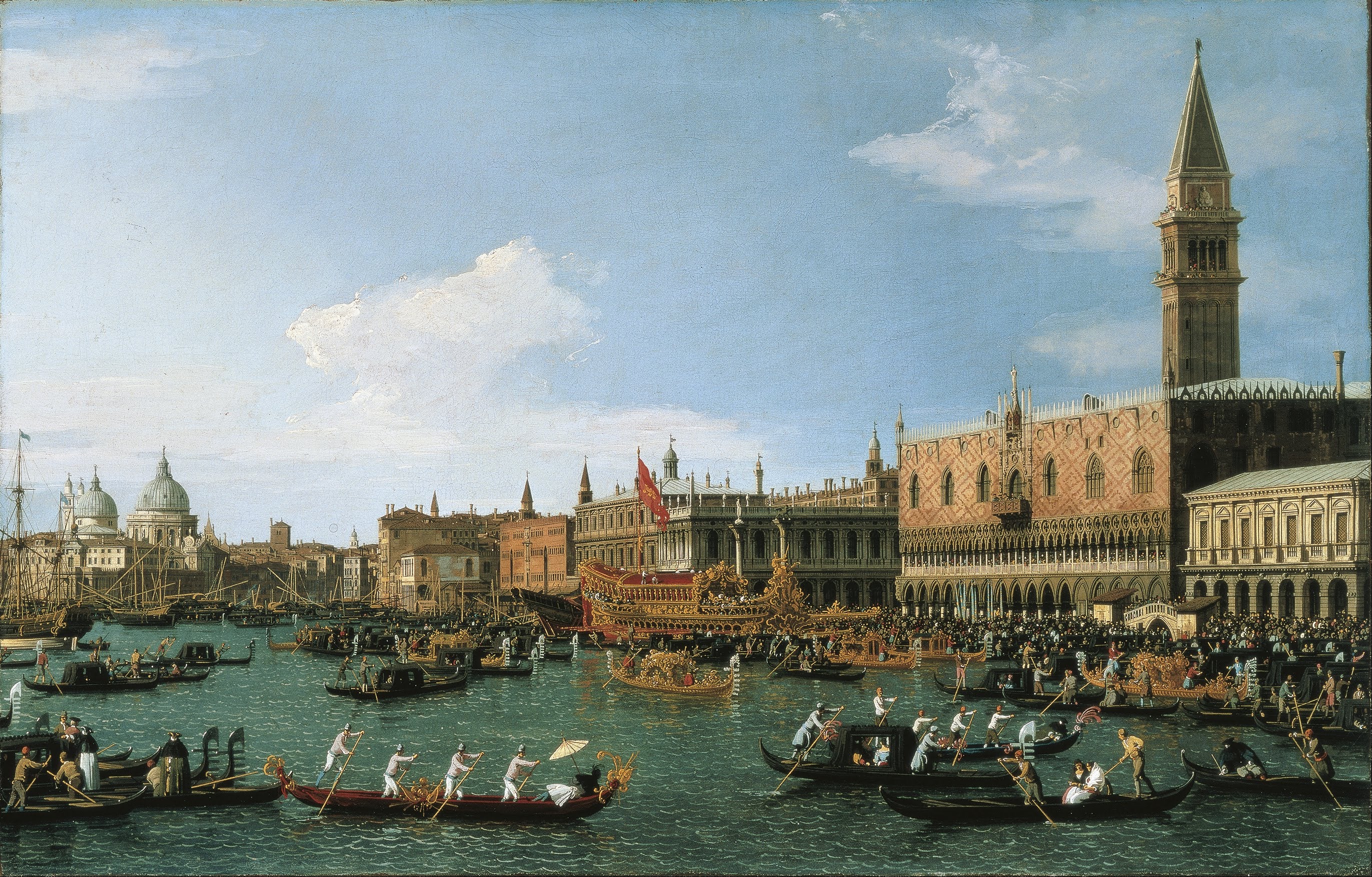 Le Retour du Bucentaure le jour de l'Ascension - Canaletto
