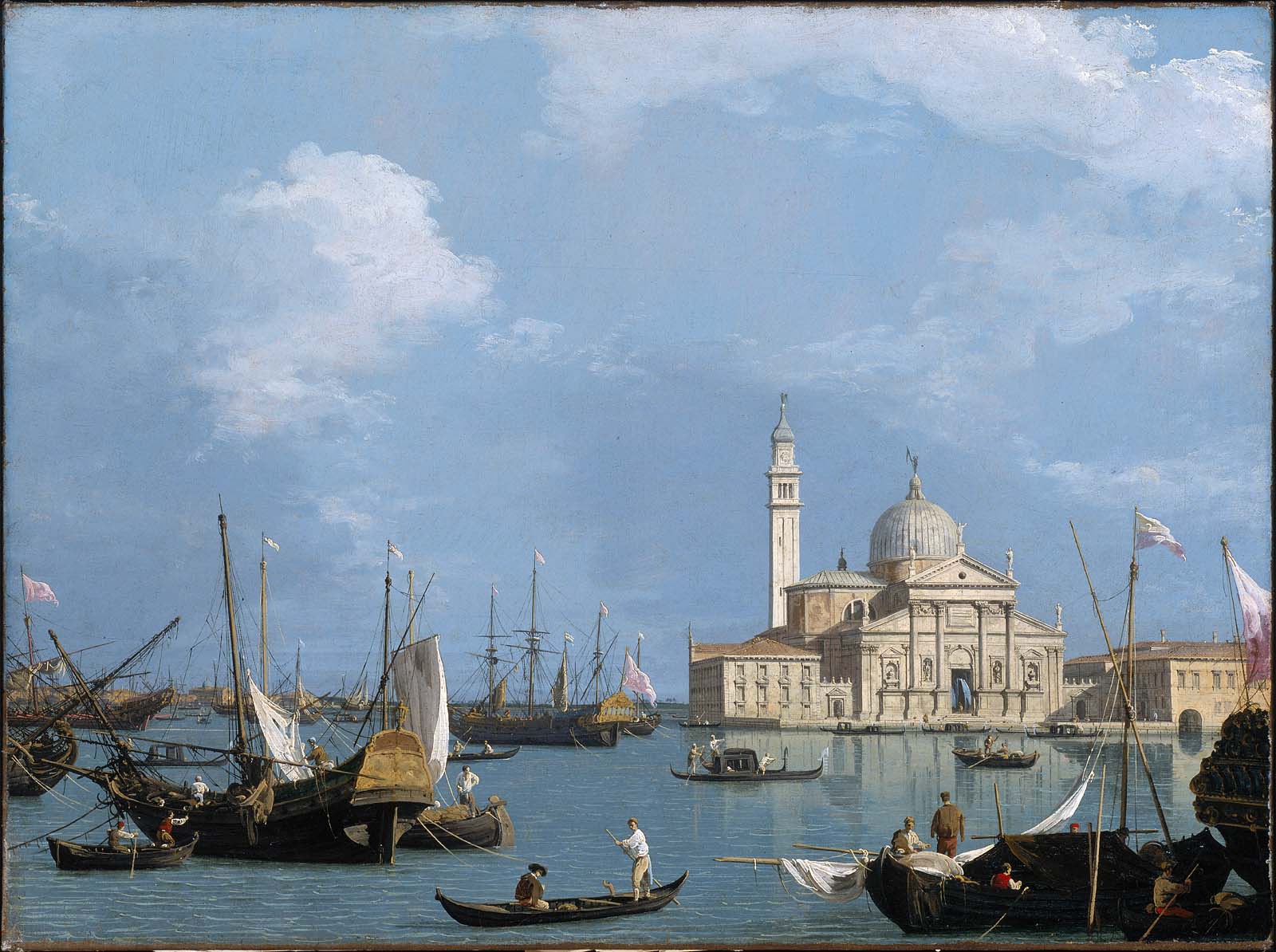 San Giorgio Maggiore : du Bacino di S. Marco - Canaletto